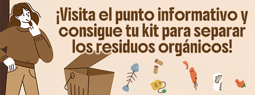 Puntos informativos: Kit de separación de residuos orgánicos